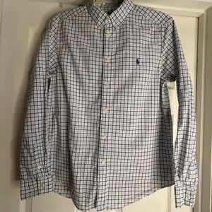 Youth XL plaid Ralph Lauren button down shirt